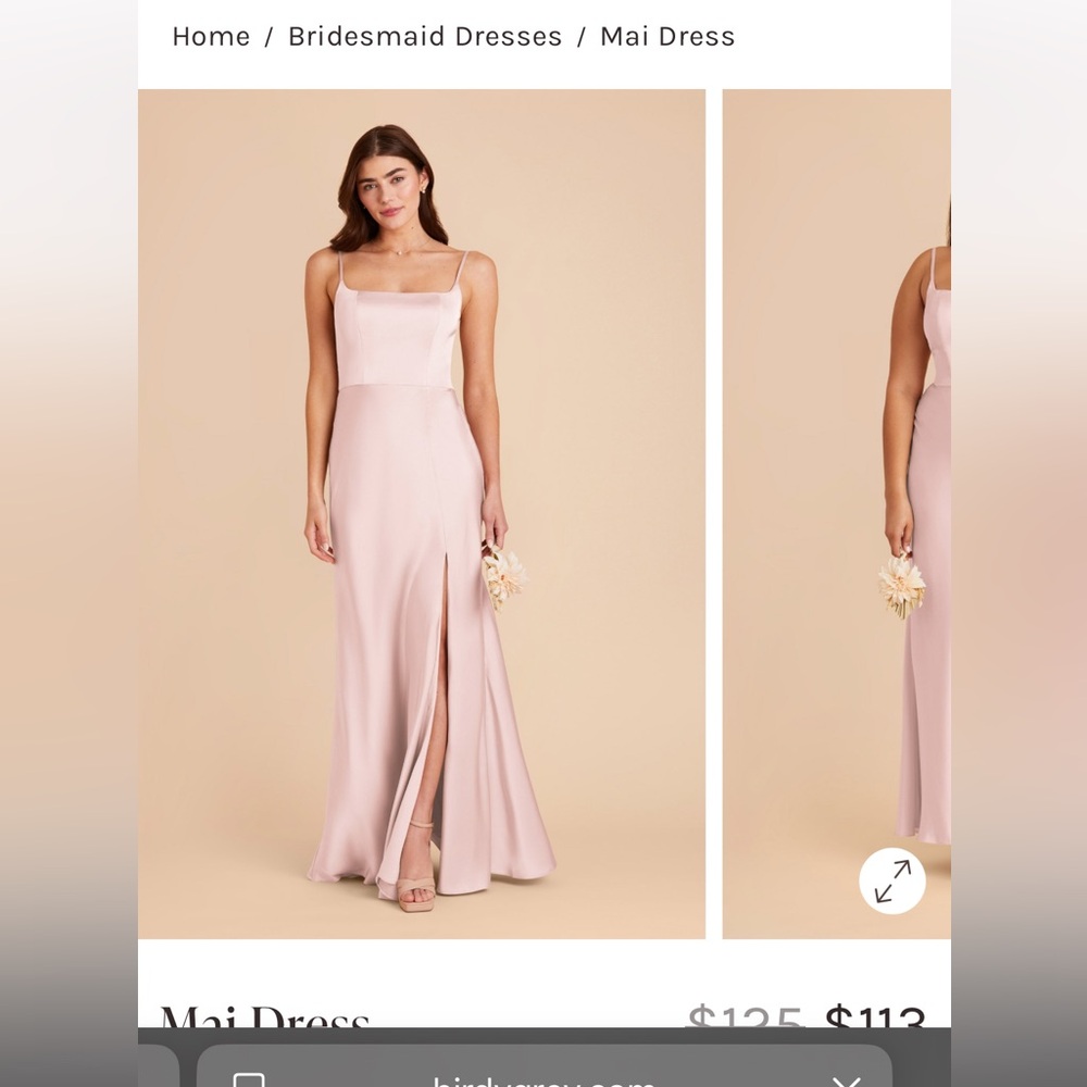 Birdy Grey Light Pink Wedding Dress